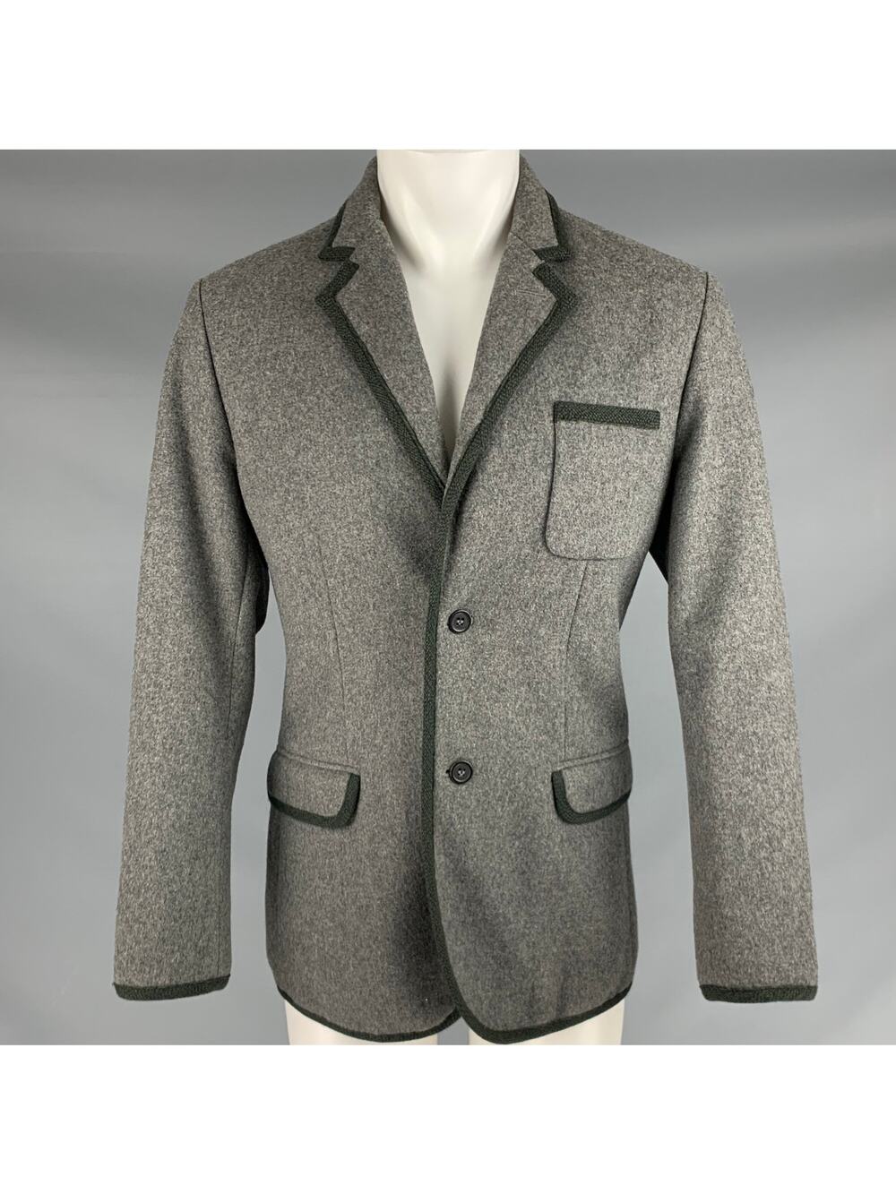 MARC by MARC JACOBS Size M Charcoal Grey Wool Blend Sport Coat